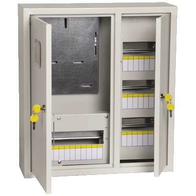 Корпус металлический ЩУРн-3/30 (540х490х165мм) IP31 TITAN IEK MKM35-N-30-1-31-ZO