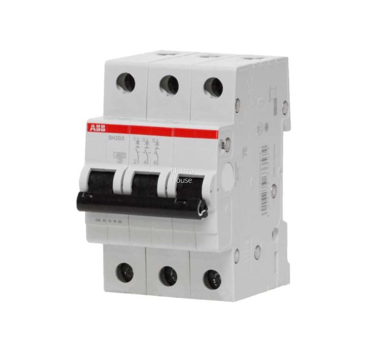 Выключатель автоматический модульный 3п C 16А 6кА SH203 C 16 ABB 2CDS213001R0164