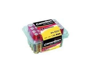 Элемент питания алкалиновый AAA/LR03 1.5В Plus Alkaline LR03-PB24 (уп.24шт) Camelion 7615