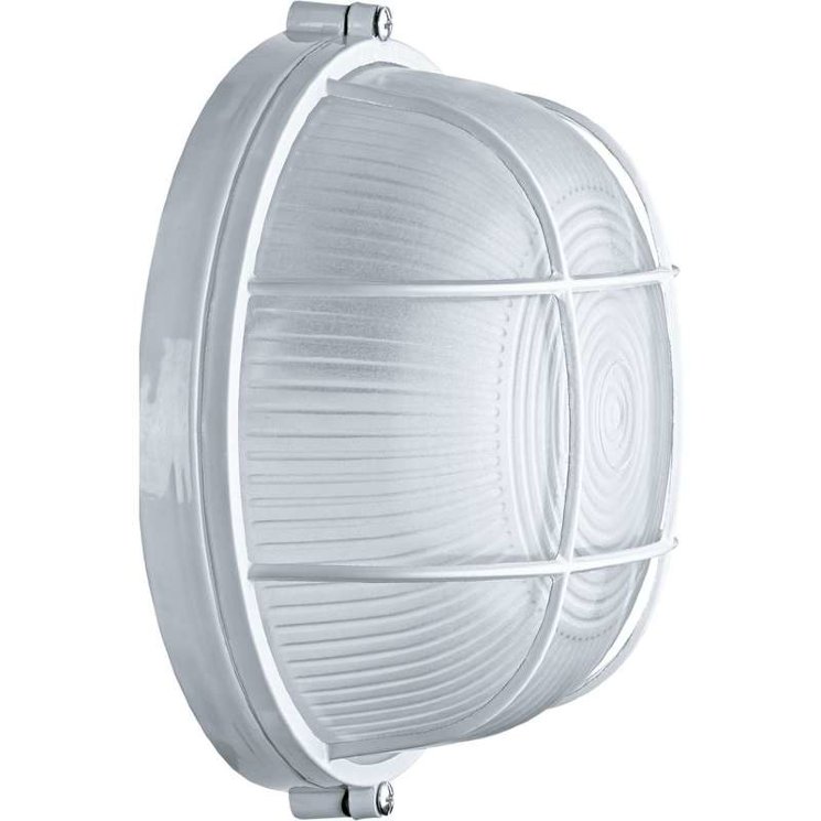 Светильник ЛОН 94 803 NBL-R2-60-E27/WH 1х60Вт E27 IP54 (аналог НПБ 1302 бел. круг с решеткой 60Вт) Navigator 94803