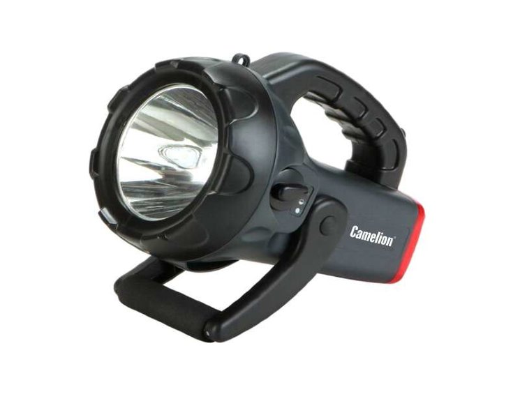 Фонарь аккумуляторный 2931R2 220В/12В карбон LED 10Вт CREE 4В 4А.ч Camelion 11459