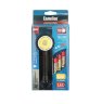Фонарь LED51519 LED 3W+3W COB+red 4 реж. 3XLR03 в компл. алюм. откр. блистер черн. Camelion 13363