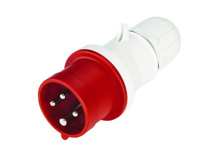 Вилка эл. каб. 16А 2P+E 230В IP44 ДКС DIS2131633
