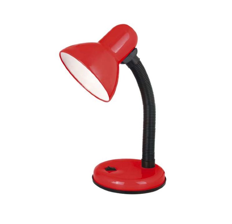 Светильник UF-301P С04 настол. 230В 60Вт красн. Ultraflash 12898