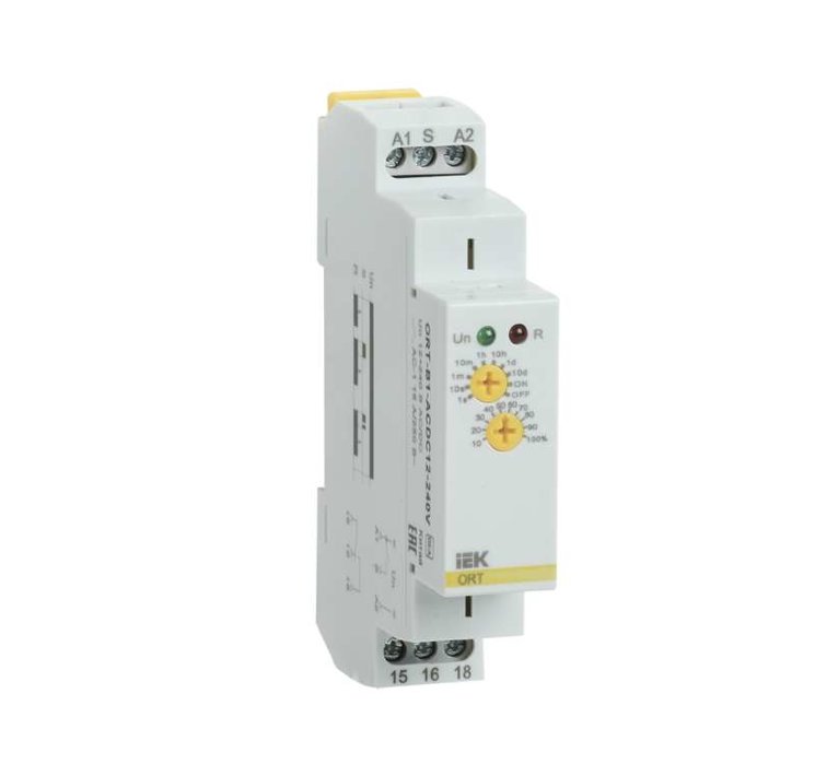 Реле задержки выключения ORT 1 контакт 12-240В AC/DC IEK ORT-B1-ACDC12-240V
