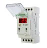 Регулятор температуры RT-820M от -30 до +140 град.C; 16А 24-264В DC/30-264В AC 1Z IP20 микропроцессорный; многофункц.; цифровая индикация; выносной датчик с термоус. проводом; монтаж на DIN-рейке 35мм F&F EA07.001.007