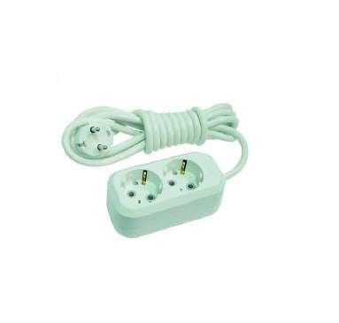 Удлинитель 2х5м без заземл. 10А IP20 Makel MGP104