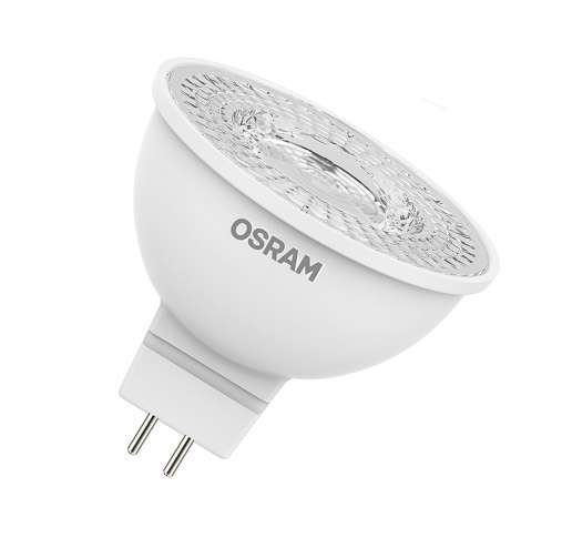 Лампа светодиодная LED STAR MR16 5.2W/840 (замена 60Вт) 5.2Вт пласт. 4000К нейтр. бел. GU5.3 500лм 110 град. 220-240В OSRAM 4058075129153