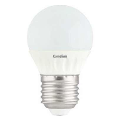 Лампа светодиодная LED3-G45/845/E27 3Вт шар 4500К бел. E27 260лм 220-240В Camelion 11376