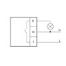 Фотореле AWZ (встроен. фотодатчик монтаж на плоскость 230В 16А 1 НО IP65) F&F EA01.001.003