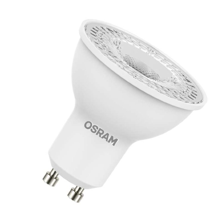 Лампа светодиодная LED STAR PAR16 3W/840 (замена 35Вт) 3Вт 4000К нейтр. бел. GU10 280лм 220-240В прозр. пласт. OSRAM 4058075134812