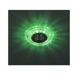 Светильник DK LD3 SL/WH+GR декор со светодиодной подсветкой (белый+зеленый) прозр. ЭРА Б0019204