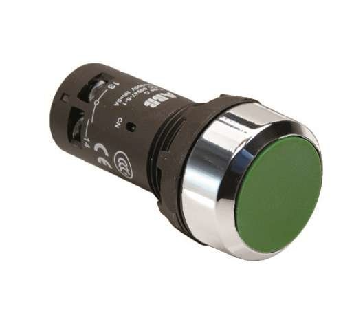 Кнопка CP1-30G-10 без фикс. 1HO зел. ABB 1SFA619100R3012