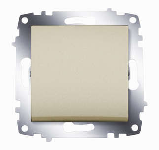 Механизм выключателя 1-кл. СП Cosmo 10А IP20 титаниум ABB 619-011400-200