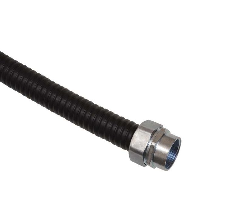 Металлорукав Р3-ЦПнг-20 d20мм с протяжкой черн. (уп.50м) IEK CMP10-20-050