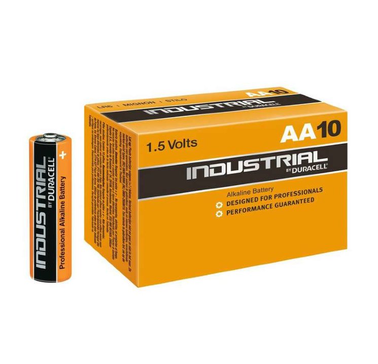 Элемент питания алкалиновый Industrial LR6 (карт. коробка 10шт) Duracell Б0014868/Б0028300