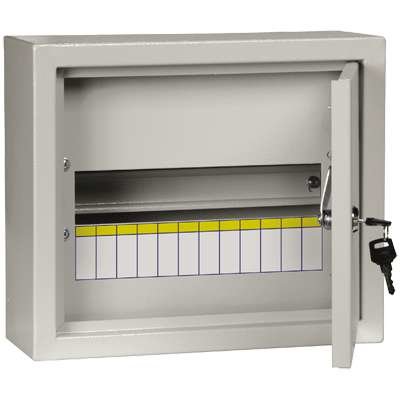 Корпус металлический ЩРн-12 (265х310х120мм) IP31 бел. TITAN 3 IEK MKM13-N-12-31-Z