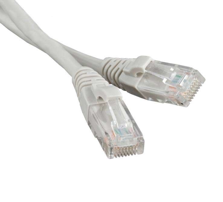 Патч-корд кат.5E U/UTP LSZH 3м PC-LPM-UTP-RJ45-RJ45-C5e-3M-LSZH-GY сер. Hyperline 42273