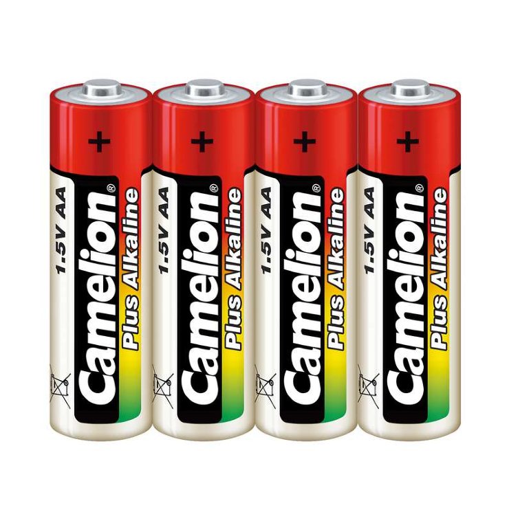 Элемент питания алкалиновый AA/LR6 1.5В Plus Alkaline LR6-SP4 (уп.4шт) Camelion 12554