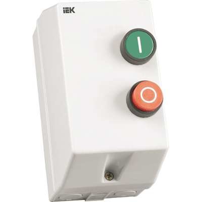 Контактор КМИ-11260 12А 220В/АС3 IP54 IEK KKM16-012-220-00