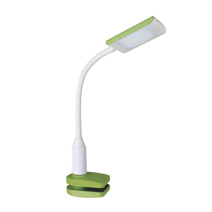 Светильник LED KD-789 С40 настол. зажим-струбцина 7Вт 230В 4000К гол./бел. Camelion 12481
