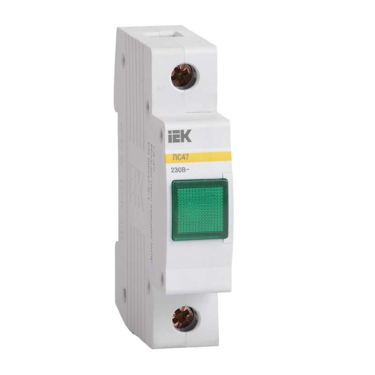 Лампа сигнальная ЛС-47 зел. IEK MLS10-230-K06