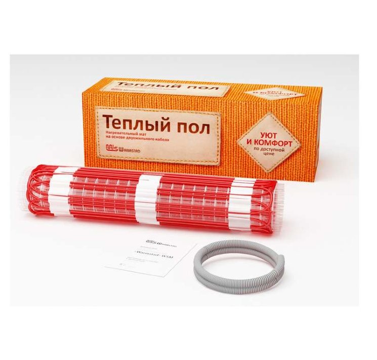 Комплект "Теплый пол" (мат) WSM 300Вт/2.00кв.м Warmstad 100035657100