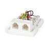 Розетка телефонная 2мод. SB-2-6P4C-C2-WH RJ12 (6P4C) внешн. бел. Hyperline 15847