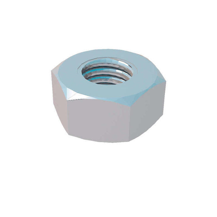 Гайка шестигранная М10 DIN 934 G10 сталь КМ LO0691