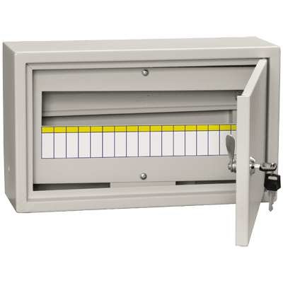 Корпус металлический ЩРн-18 (265х440х120мм) IP31 бел. TITAN 3 IEK MKM13-N-18-31-Z