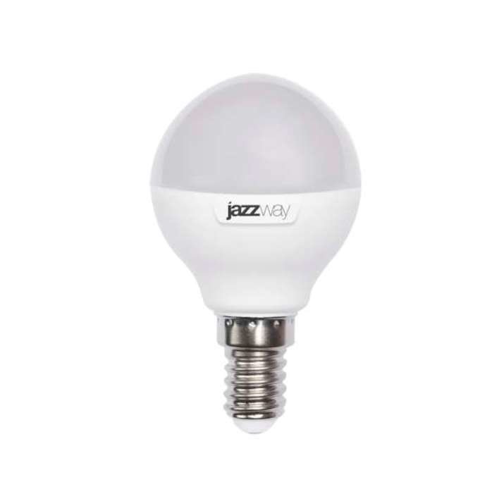 Лампа светодиодная PLED-SP 7Вт G45 шар 5000К холод. бел. E14 540лм 230В JazzWay 1027870-2