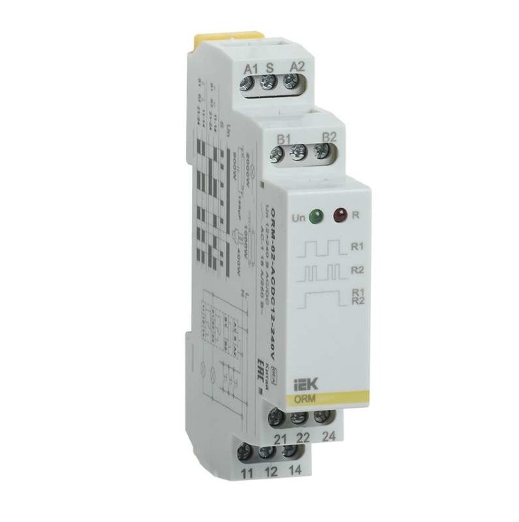 Реле импульсное ORM 2 конт. 12-240В AC/DC ИЭК ORM-02-ACDC12-240V