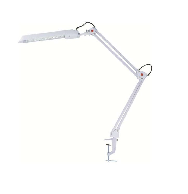 Светильник KD-008С настол. струбцина 230В 11Вт КЛЛ 2G7 бел. Camelion 6168