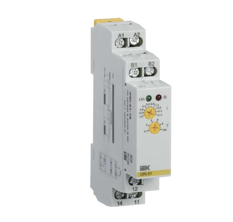 Реле тока ORI 1.6-16А 24-240В AC/24В DC IEK ORI-01-16
