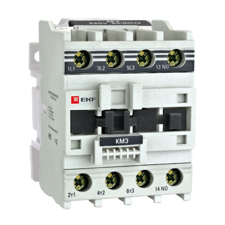 Контактор КМЭ 32А кат. 220В AC 1НО EKF ctr-s-32-220