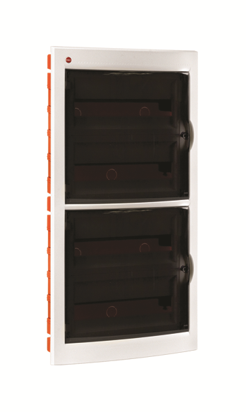 Бокс СП IP41 72м бел/дым. двер. ДКС 81572