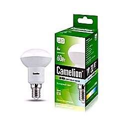 Лампа светодиодная LED6 R50/845/E14 6Вт 4500К бел. E14 480лм 220-240В Camelion 11659