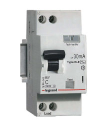 Выключатель автоматический дифференциального тока 2п (1P+N) C 6А 30мА тип AC 6кА RX3 Leg 419396