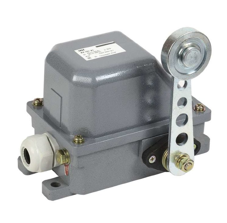 Выключатель концевой КУ-701 У1 рычаг с роликом 10А IP44 2 эл. цепи IEK KV-1-701-1