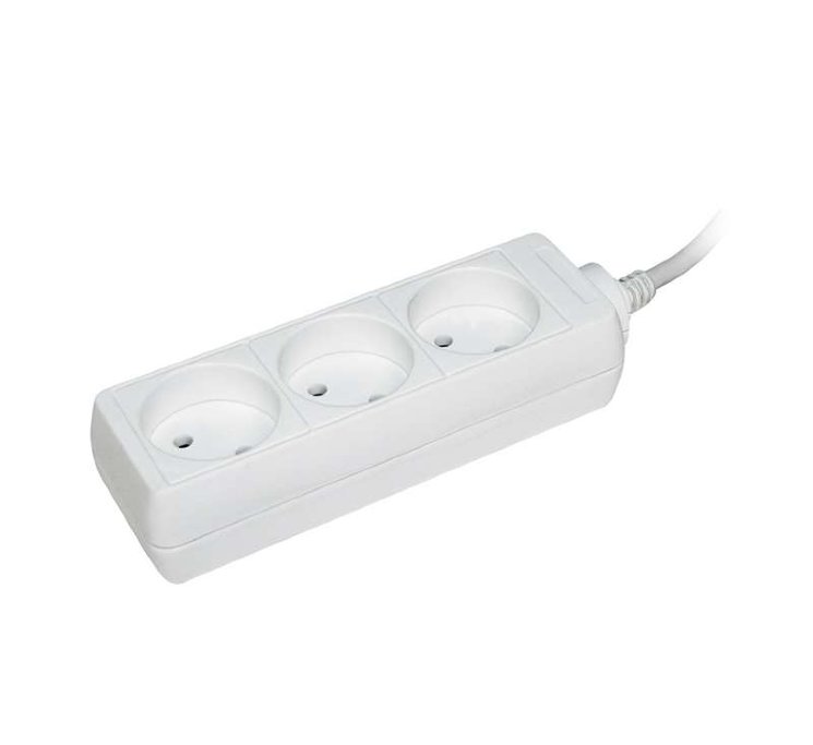 Удлинитель 3х3м без заземл. 10А IP20 У3 2P 250В 2х0.75 IEK WYP10-06-03-03-N