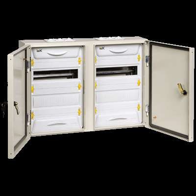 Корпус металлический ЩРн-2х24з-1 IP54 "UNIVERSAL" IEK MKM11-N-2X24-54-Z-U