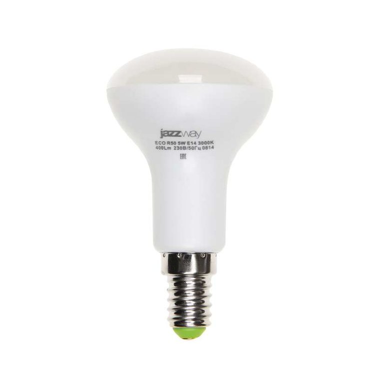 Лампа светодиодная PLED-ECO 5Вт R50 4000К нейтр. бел. E14 400лм 220-240В JazzWay 1037046A