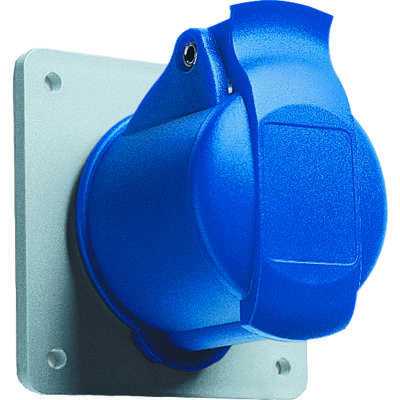 Розетка 16А 2P+E панельн. прям. IP44 ABB 2CMA193170R1000