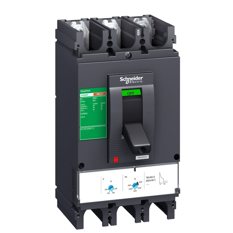 Выключатель авт. мод. 3п CVS 630F 36кА TM600D EasyPact SchE LV563306
