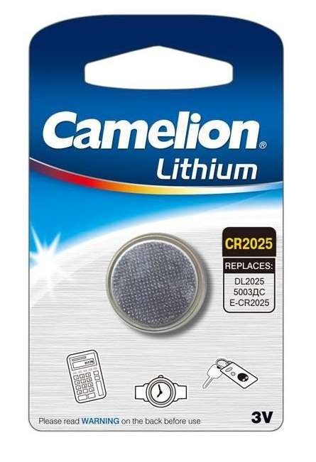 Элемент питания литиевый CR2025 BL-1 (блист.1шт) Camelion 3067
