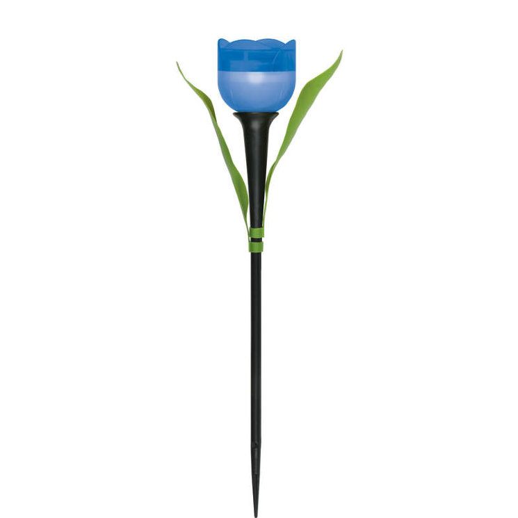Светильник садовый USL-C-454/PT305 "Синий тюльпан" BLUE TULIP IP44 солнечная батарея Uniel UL-00004279