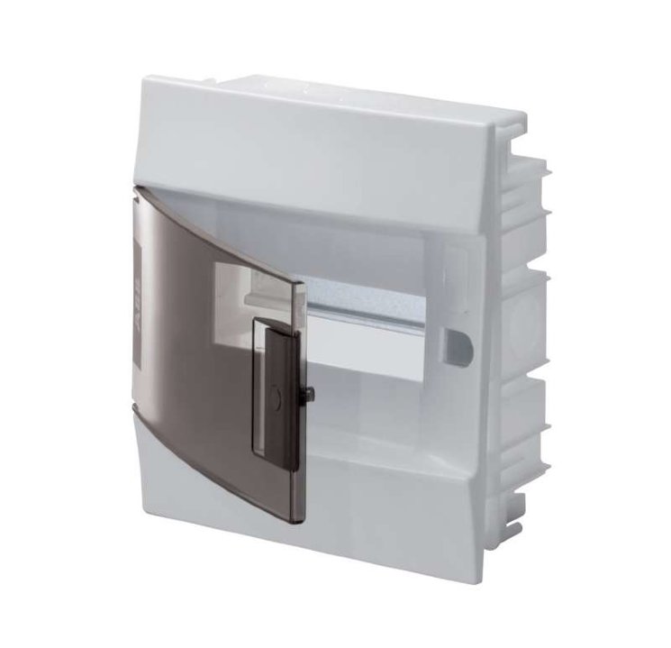 Бокс СП Mistral41 8М прозр. дверь (c клемм) ABB 1SLM004101A2202