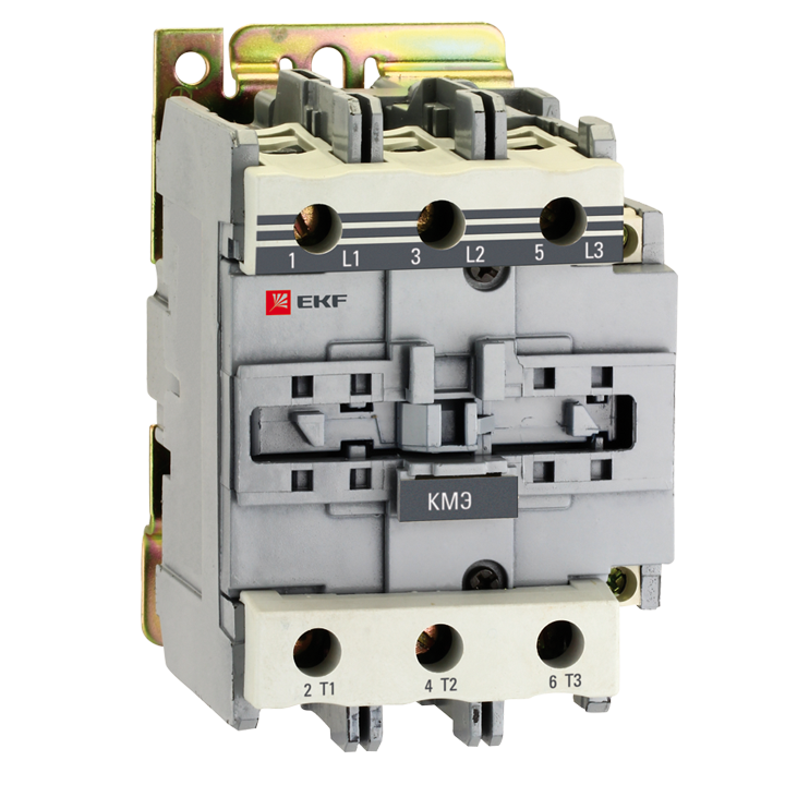 Контактор КМЭ 95А кат. 220В AC 1НО+1НЗ EKF ctr-s-95-220