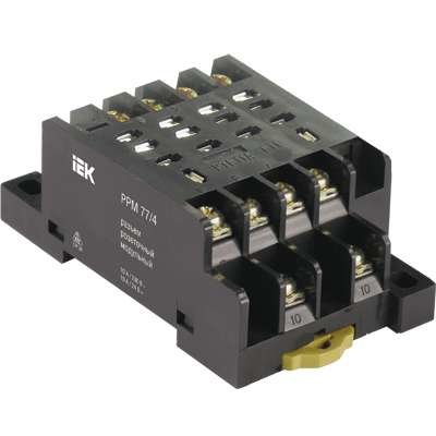 Разъем модульный РРМ77/4(PTF14A) для РЭК77/4(LY4) IEK RRP10D-RRM-4