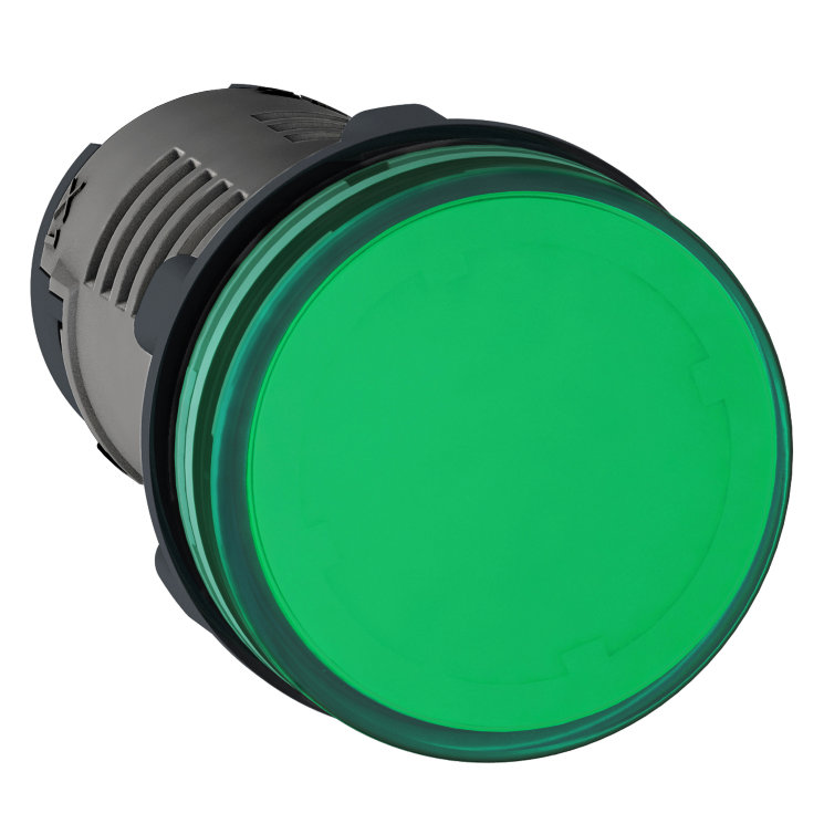 Лампа сигнальная LED 24В зел. SchE XB7EVB3LC